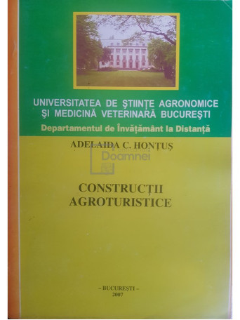 Adelaida C. Hontus - Constructii agroturistice - 2007 - Brosata