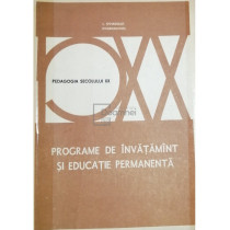 Programe de invatamant si educatie permanenta