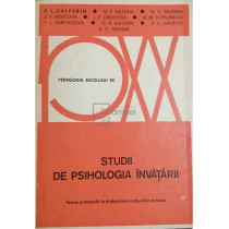 Studii de psihologia invatarii