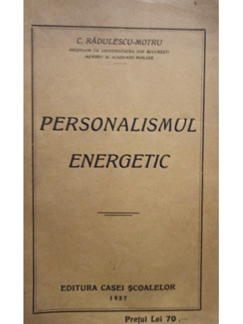 Personalismul energetic