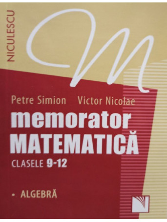 Memorator matematica clasele 912