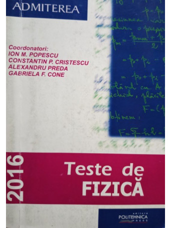 Teste de fizica 2016