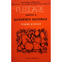 Pledoarie pentru o alimentatie rationala