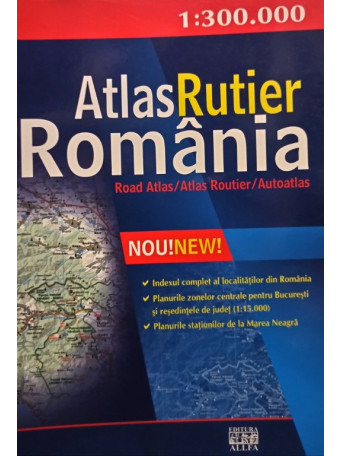 Constantin Furtuna - Atlas rutier Romania - Brosata