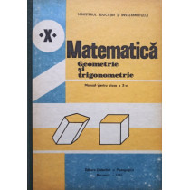 Matematica - Geometrie si trigonometrie, manual pentru clasa a Xa