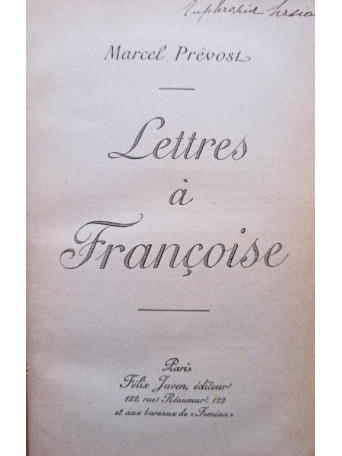 Lettres A Francoise