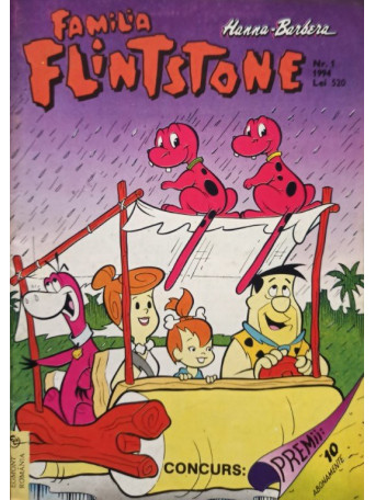 Familia Flinstone, revista pentru copii, cu benzi desenate, nr. 1 / 1994