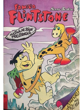 Familia Flinstone, revista pentru copii, cu benzi desenate, nr. 1 / 1995