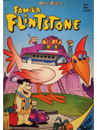 Familia Flinstone, revista pentru copii, cu benzi desenate, nr. 5 / 1994