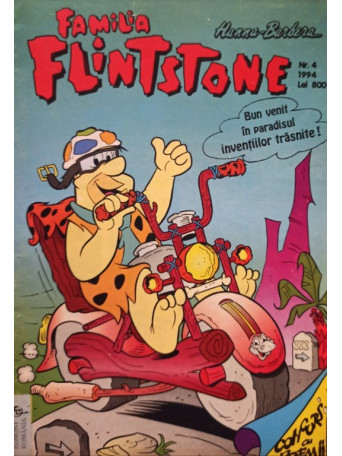 Familia Flinstone, revista pentru copii, cu benzi desenate, nr. 4 / 1994