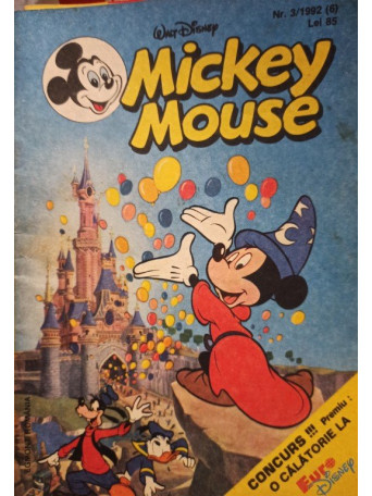 Mickey Mouse, revista pentru copii, cu benzi desenate, nr. 3 / 1992 (6)