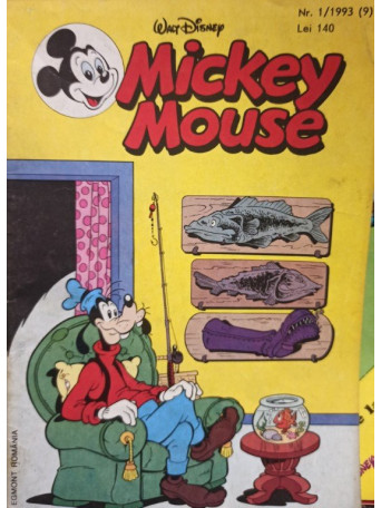 Mickey Mouse, revista pentru copii, cu benzi desenate, nr. 1 / 1993 (9)