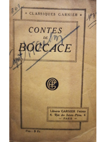 Boccace - Contes - brosata