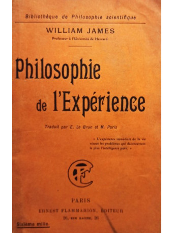 Philosophie de l'Experience