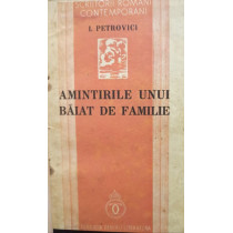 Amintirile unui baiat de familie