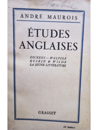 Etudes Anglaises