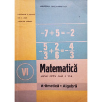 Matematica - Manual pentru clasa a VIa