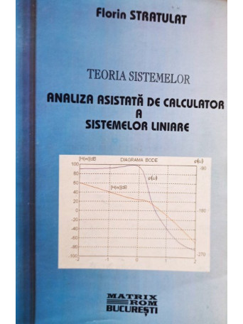 Teoria sistemelor. Analiza asistata de calculator a sistemelor liniare (semnata)