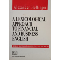 A lexicological approach to financial and business english