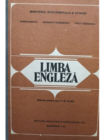 Limba engleza - Manual pentru anul V de studiu