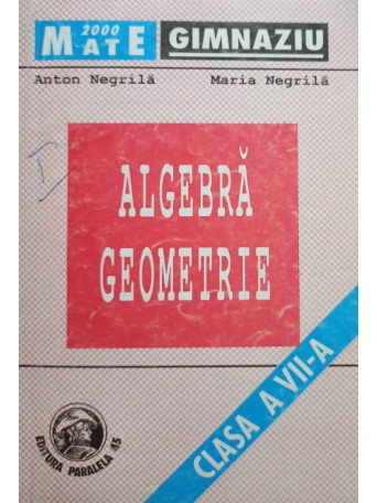 Algebra, geometrie, clasa a VIIa