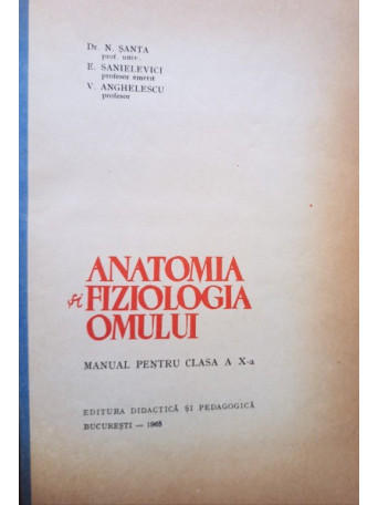 Anatomia si fiziologia omului