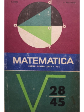 Matematica - Manual pentru clasa a VIa