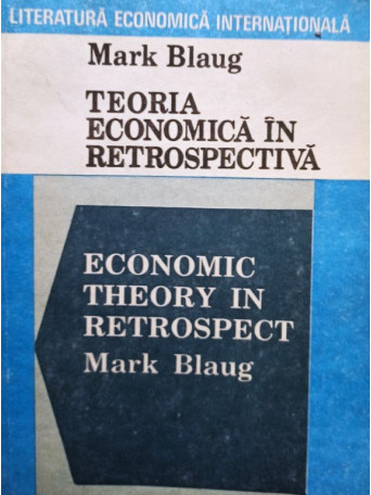 Mark Blaug - Teoria economica in retrospectiva - 1992 - brosata