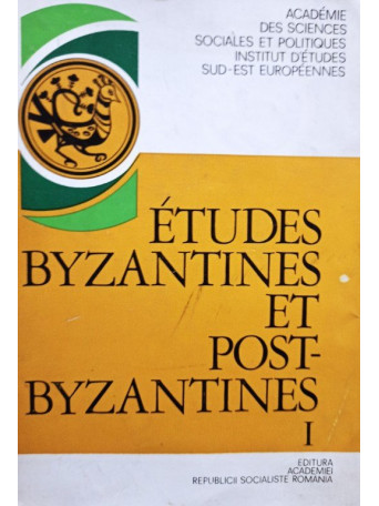 Etudes byzantines et postbyzantines, vol. 1