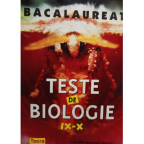 Teste de biologie clasele IX - X