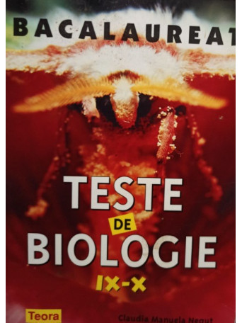 Teste de biologie clasele IX - X