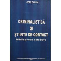 Criminalistica si stiinte de contact