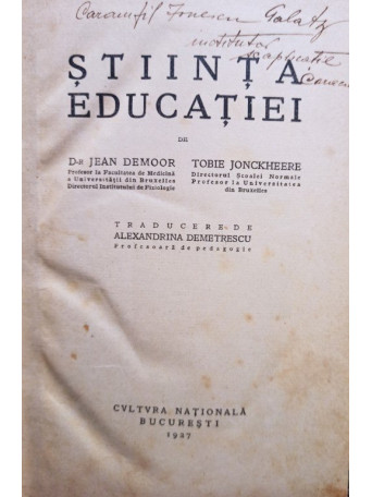 Stiinta educatiei