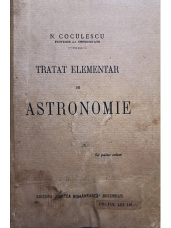 Tratat elementar de astronomie, editia a IIa