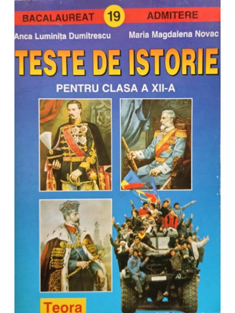 Teste de istorie pentru clasa a XIIa