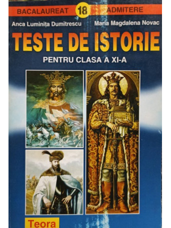 Teste de istorie pentru clasa a XIa