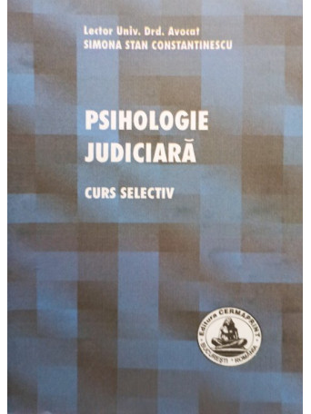 Psihologie judiciara - Curs selectiv