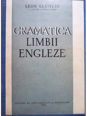 Gramatica limbii engleze