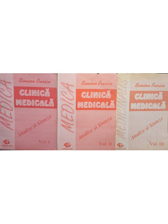 Clinica medicala, 3 vol.