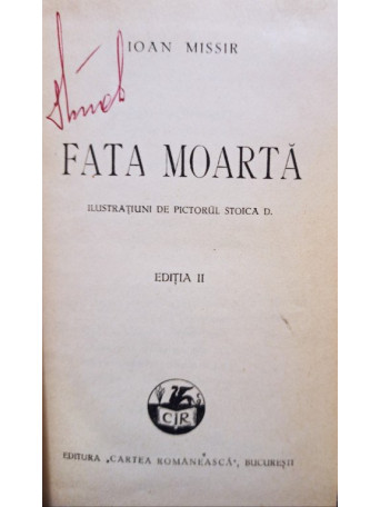 Fata moarta, editia II