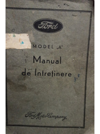 Manual de intretinere