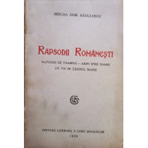 Rapsodii Romanesti (semnata)