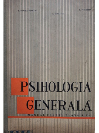 Psihologia generala - Manual pentru clasa a XI-a