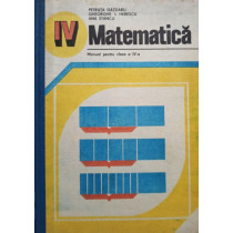 Matematica - Manual pentru clasa a IVa