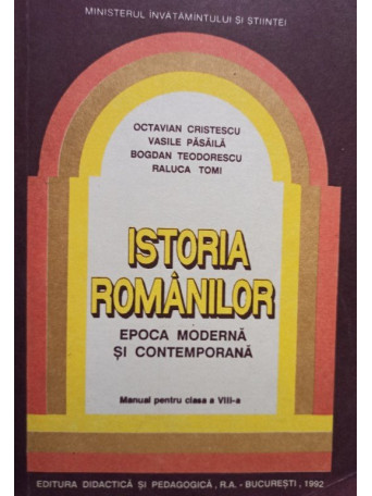 Istoria romanilor epoca moderna si contemporana