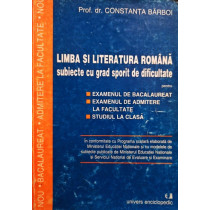 Limba si literatura romana