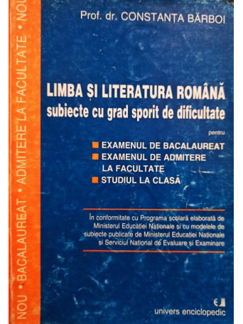 Limba si literatura romana