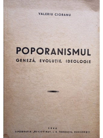 Poporanismul - Geneza, evolutie, ideologie