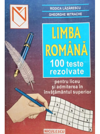 Limba romana 100 teste rezolvate