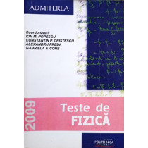 Teste de fizica 2009